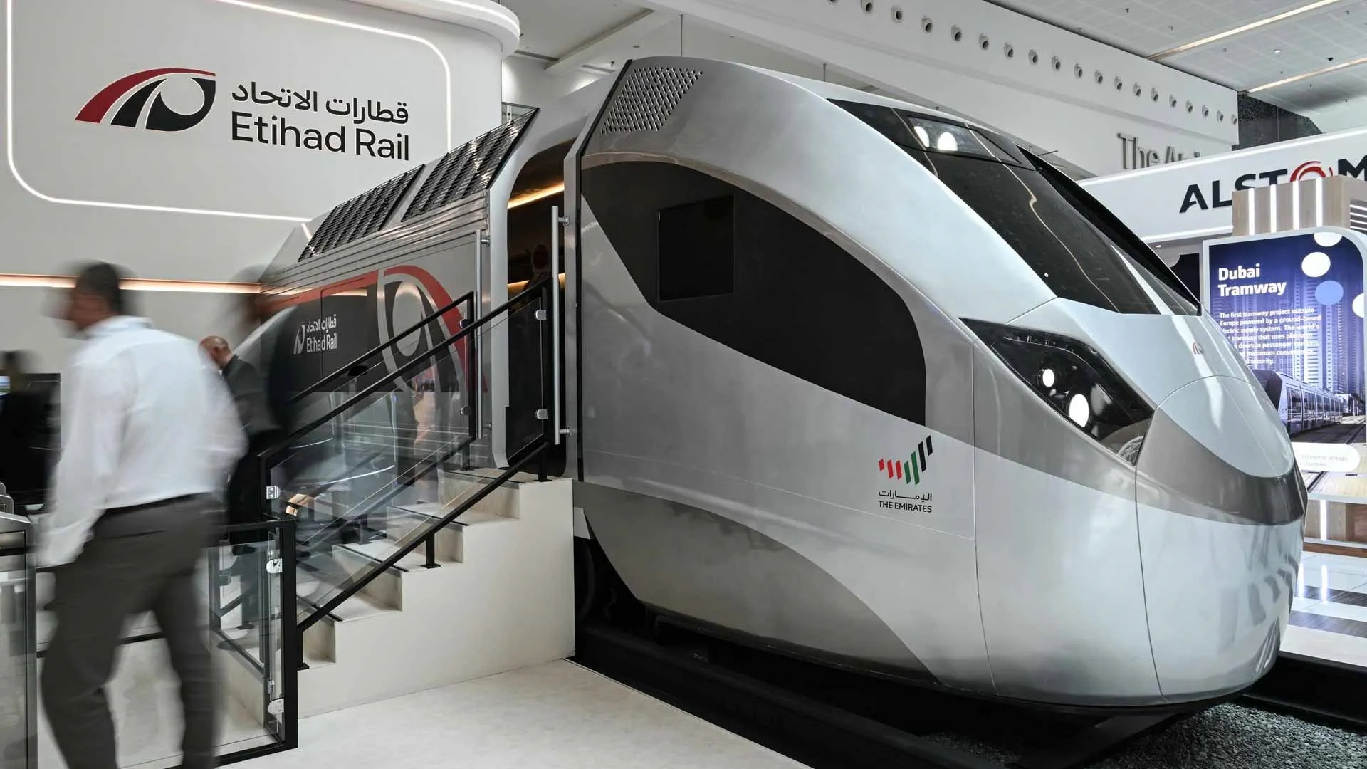 Image for the title: Etihad Rail transports 1.8 million tonnes of sulphur 