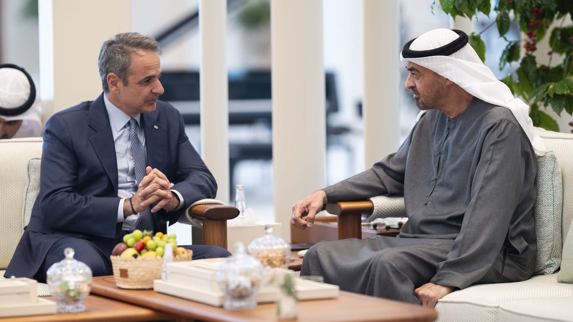Image for the title: UAE President, Greek PM discuss strategic partnership 