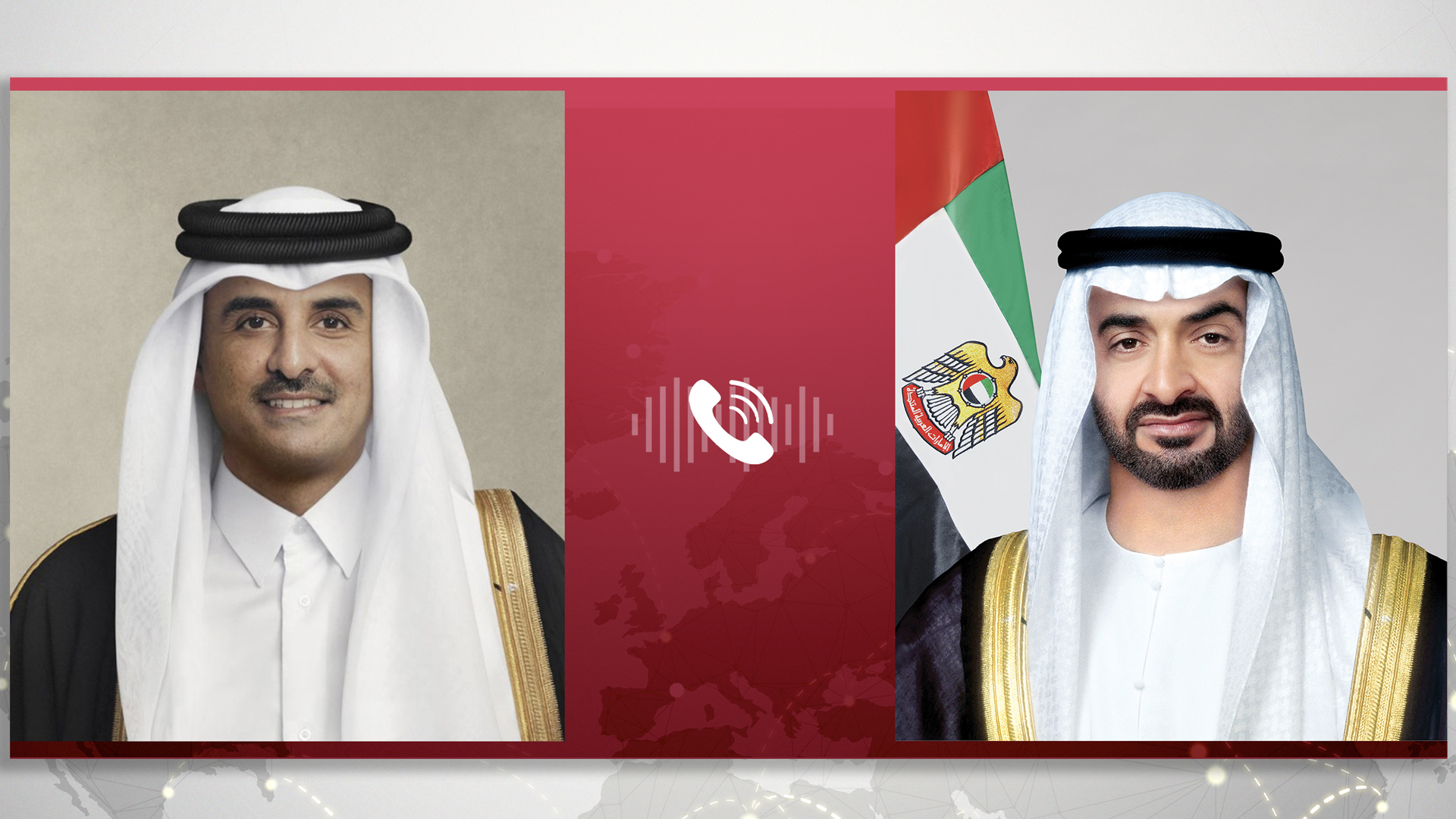 في اتصال برئيس الدولة.. أمير قطر يدين اعتداءات إيران على الإمارات