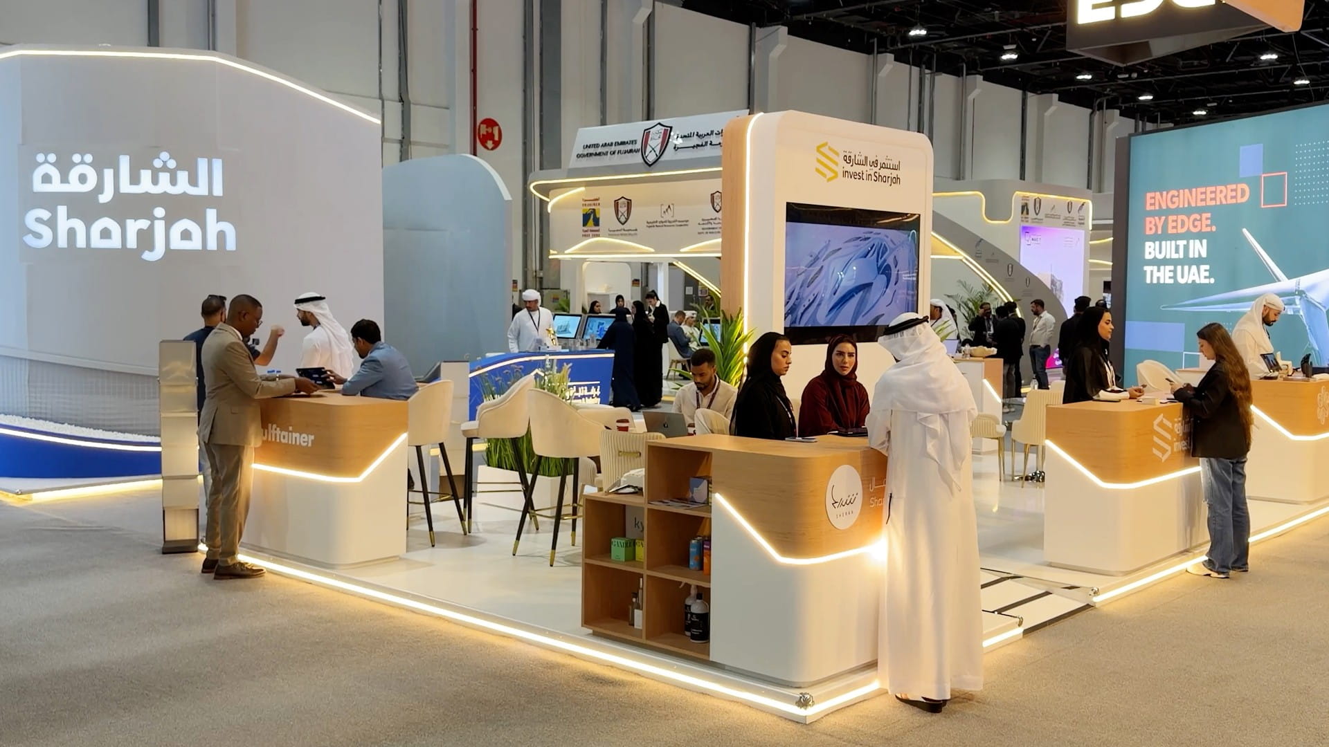Image for the title: Al Hassani: "Invest in Sharjah" directs and aids investors 
