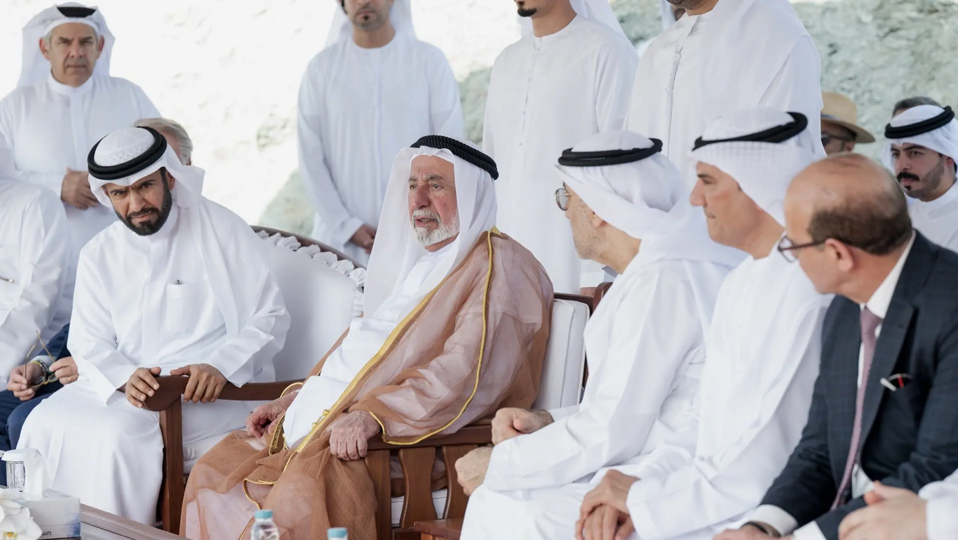 Ruler of Sharjah at the inauguration event