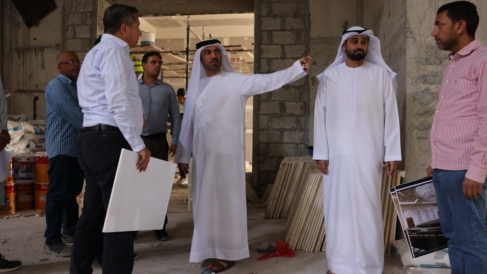 SDPW Chairman reviews progress of University of Al Dhaid projects 