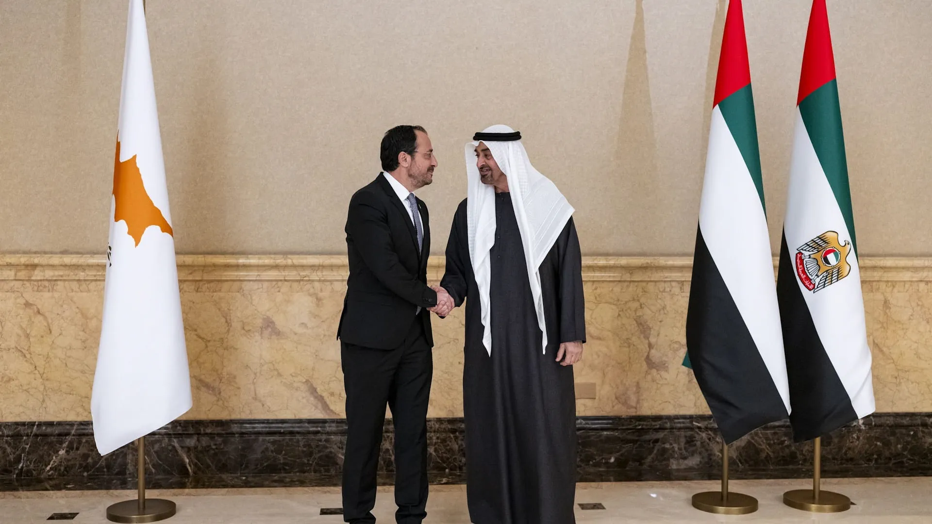 UAE and Cyprus Presidents discuss strategic partnership