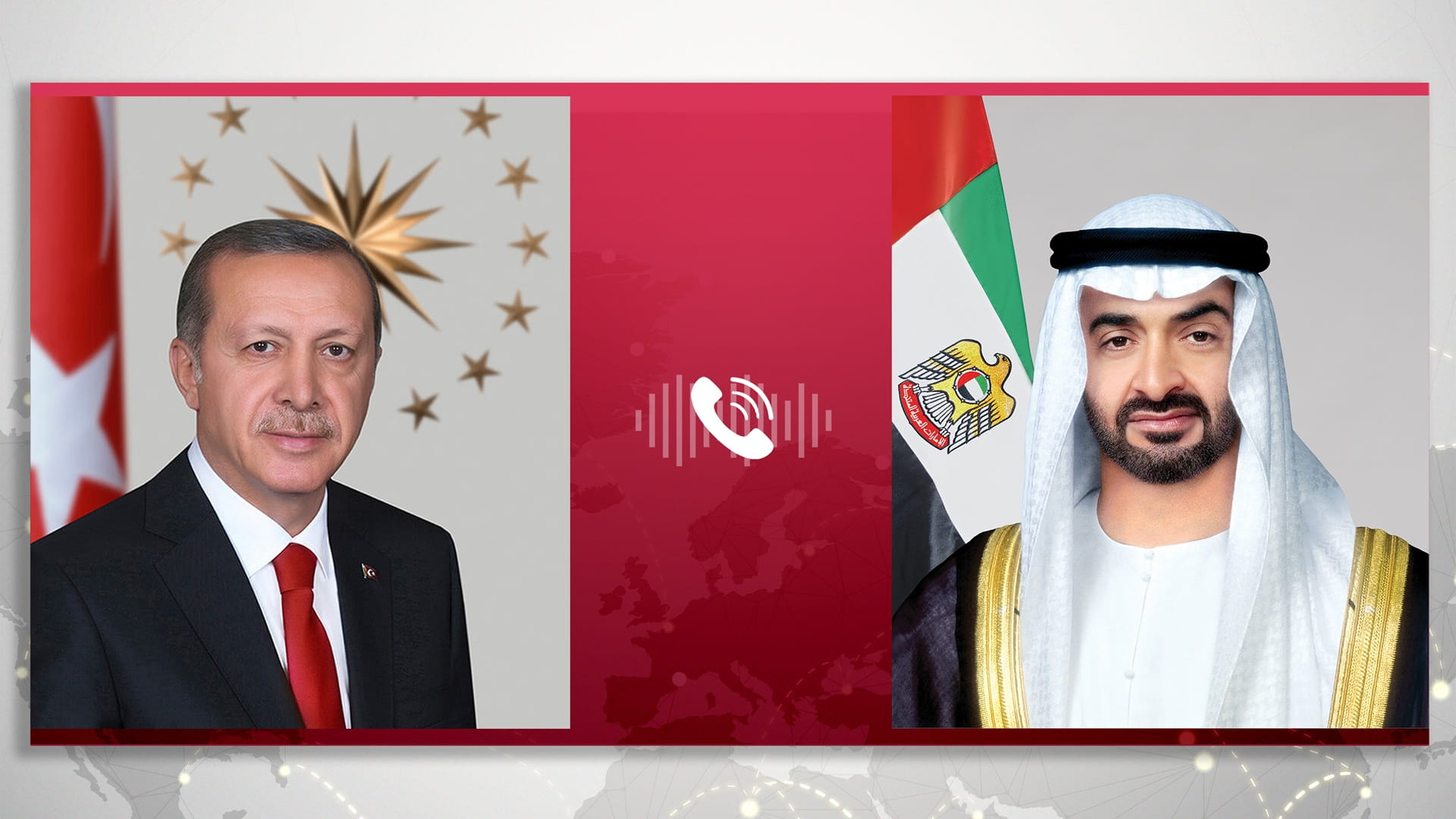 Image for the title: UAE, Türkiye discuss ties and regional issues  