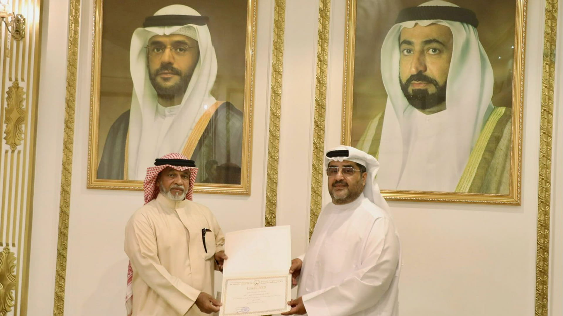 Image for the title: Al Hamriyah Municipality honours Yousef Abdulrahman Al Basri 