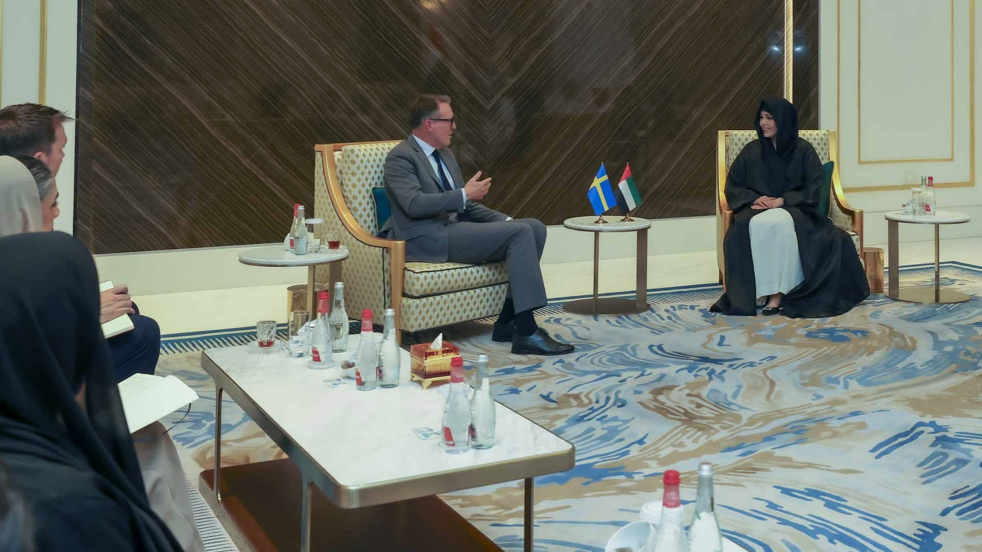 Latifa bint Mohammed, Swedish envoy discuss cultural cooperation