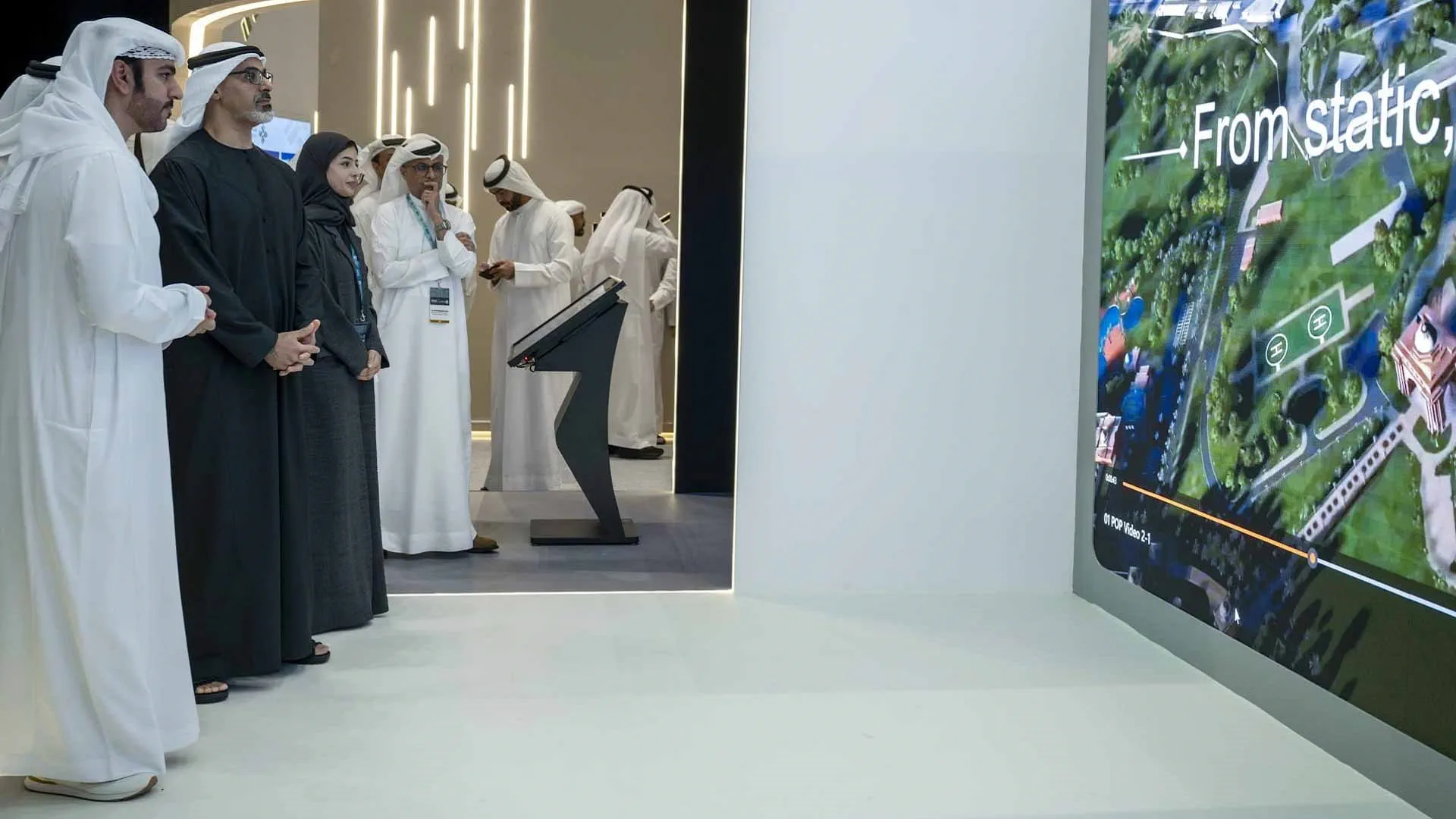 Khaled bin Mohamed reviews smart city innovations at ADIS 2026