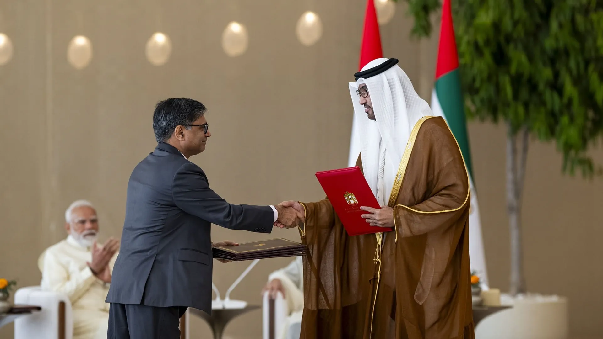 UAE President, Modi witness bilateral agreements exchange