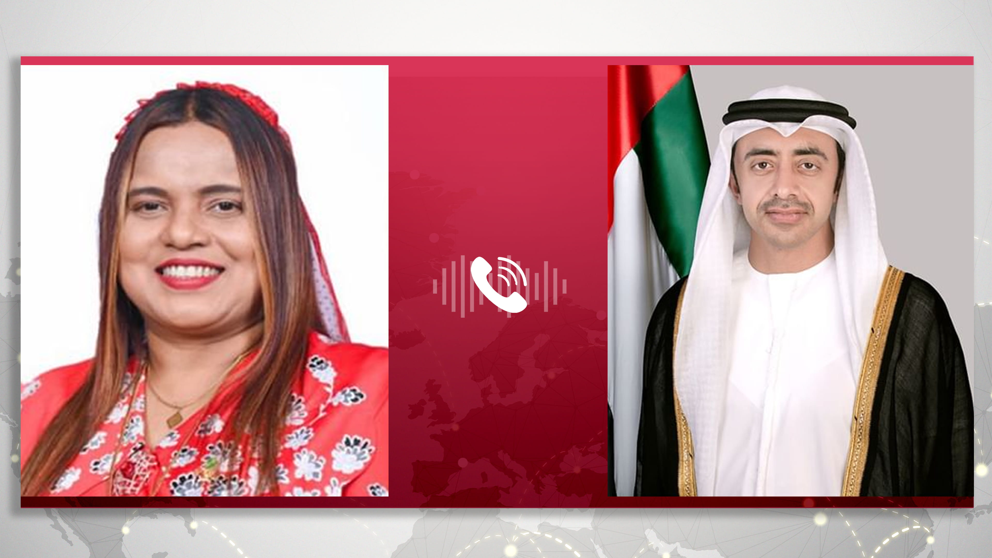 Abdullah bin Zayed congratulates Maldives Foreign Minister 