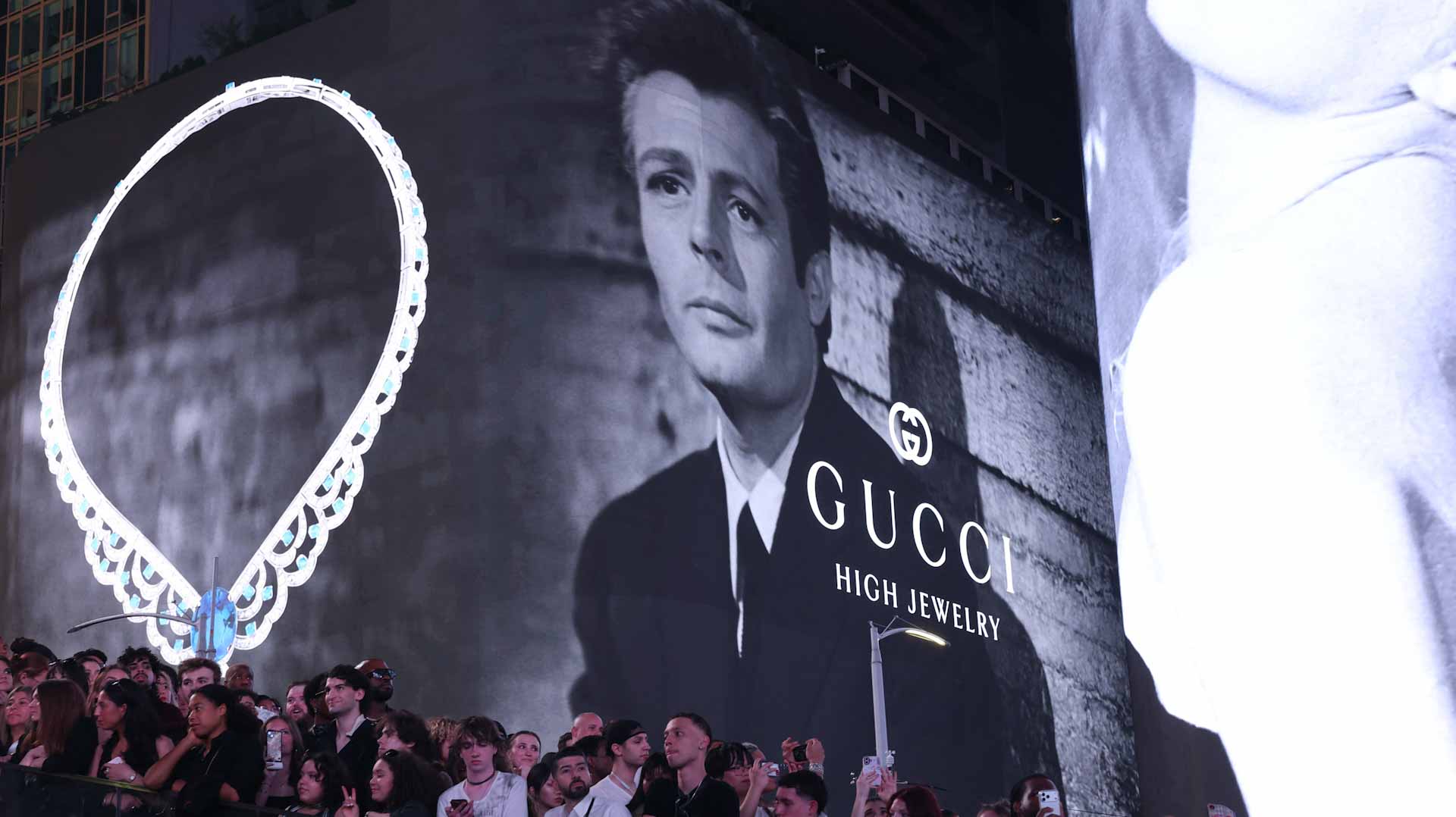 Gucci stages fashion show in New York’s Times Square