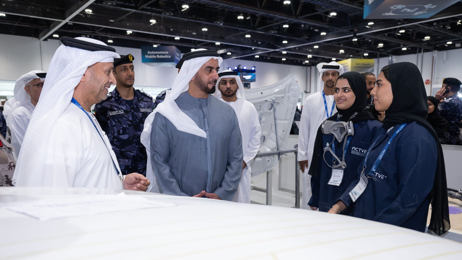 Saif bin Zayed attends EmiratesSkills competition