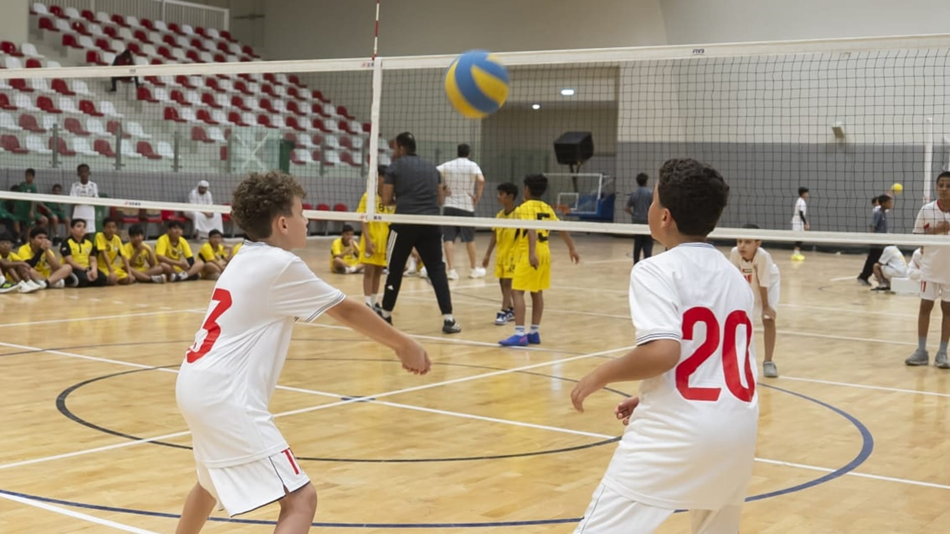180 players participate in Sharjah Volleyball Triples Festival