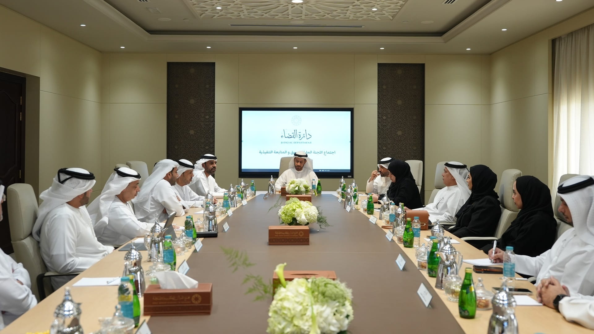 Judicial Department discusses institutional development goals