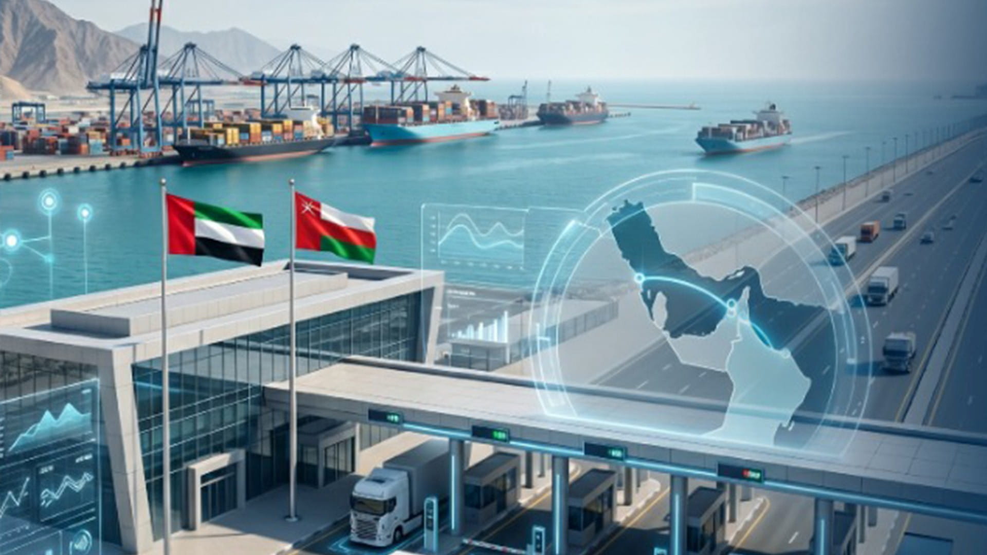 Sharjah waives toll gate fees for Oman cargo trucks 