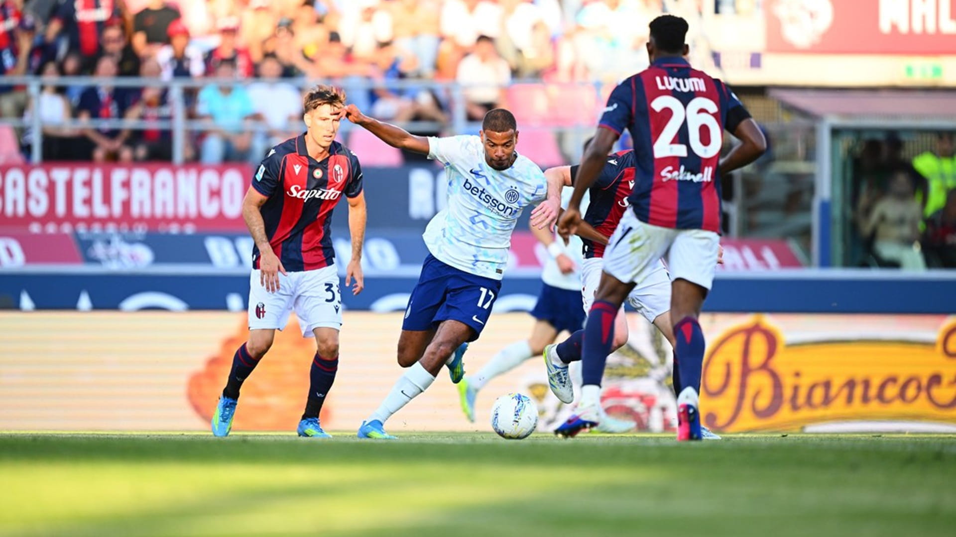Inter Milan draw 3-3 with Bologna in Serie A 