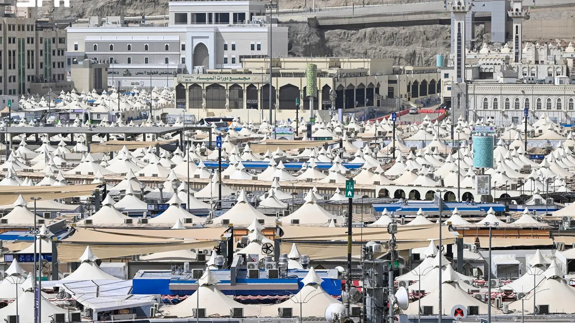Pilgrims arrive in Mina for Day of Tarwiyah 