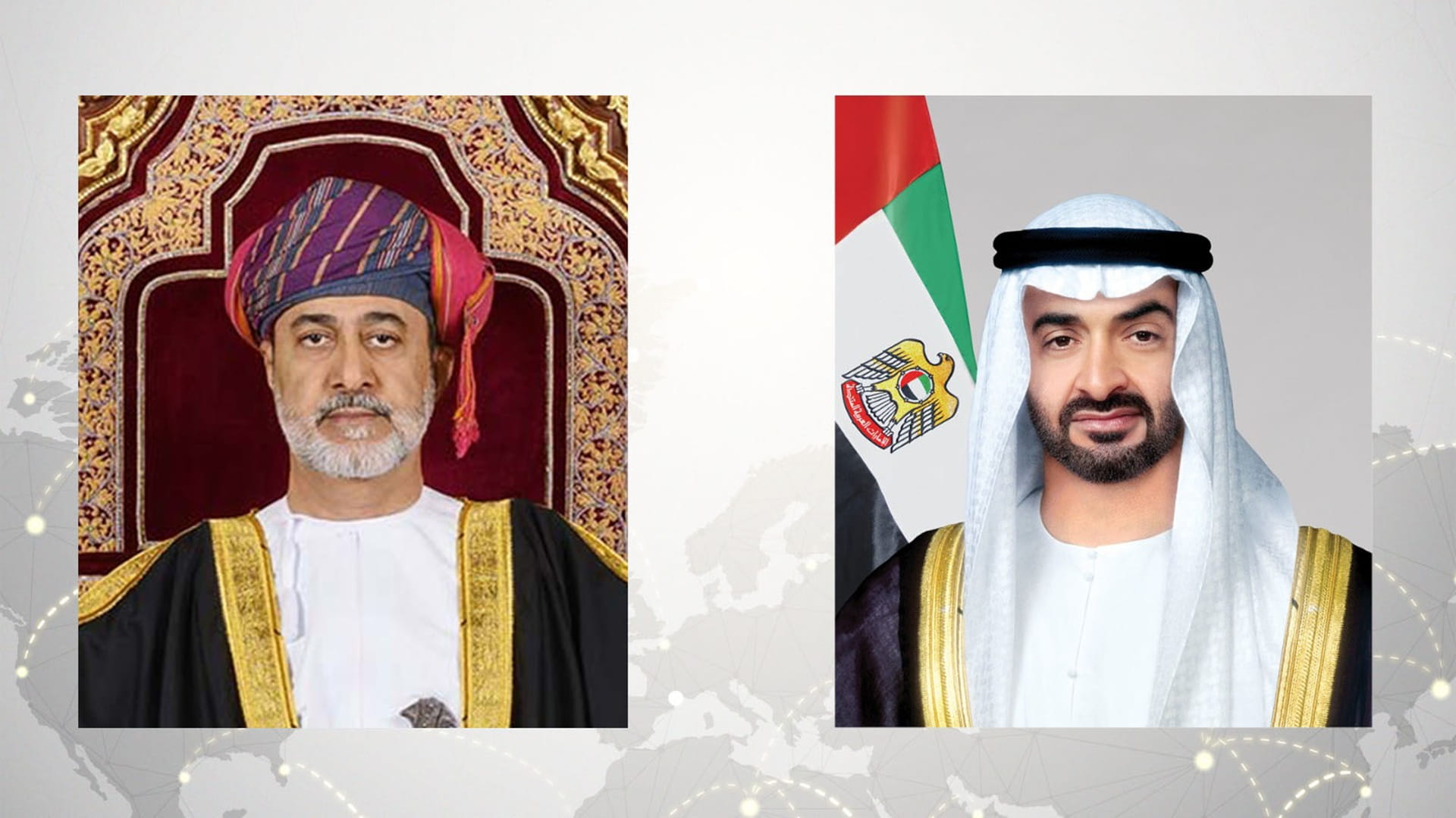 UAE President and Sultan of Oman exchange Eid Al-Adha greetings 