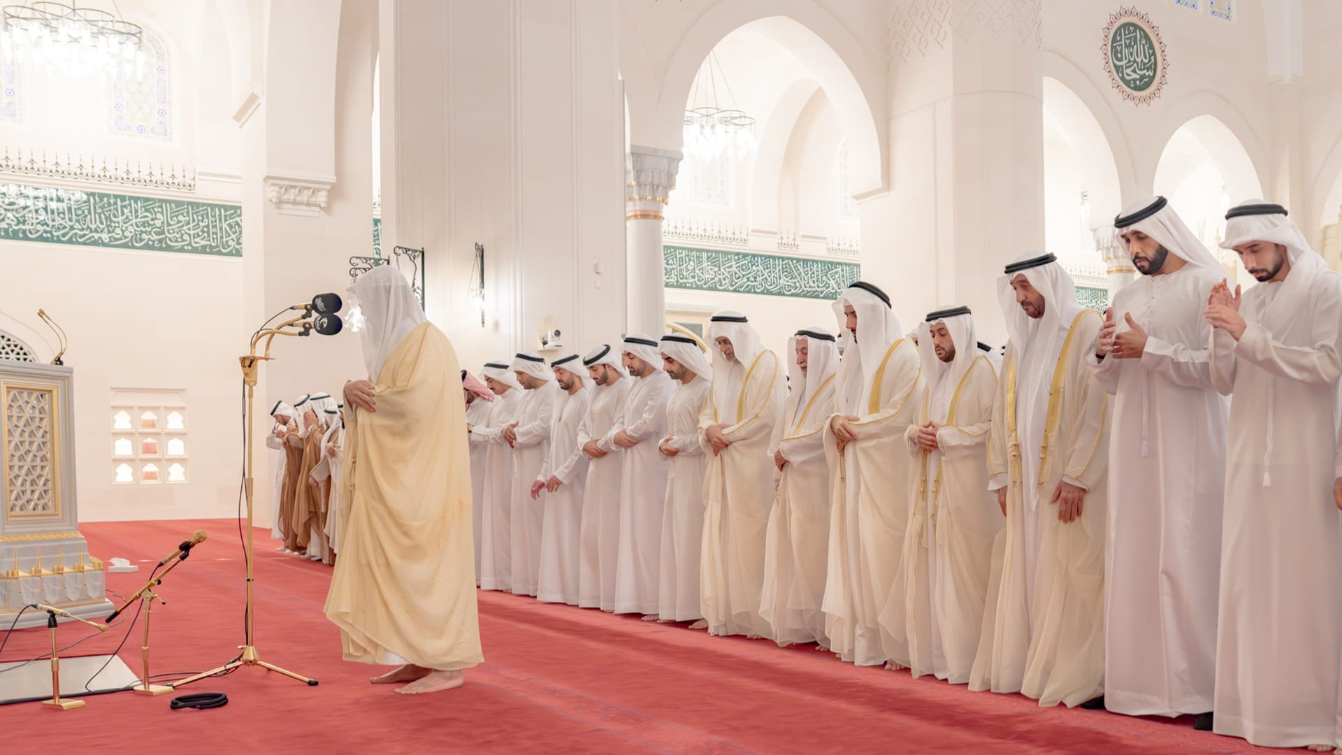 Sultan Al Qasimi performs Eid Al Adha prayer at Sharjah Mosque 