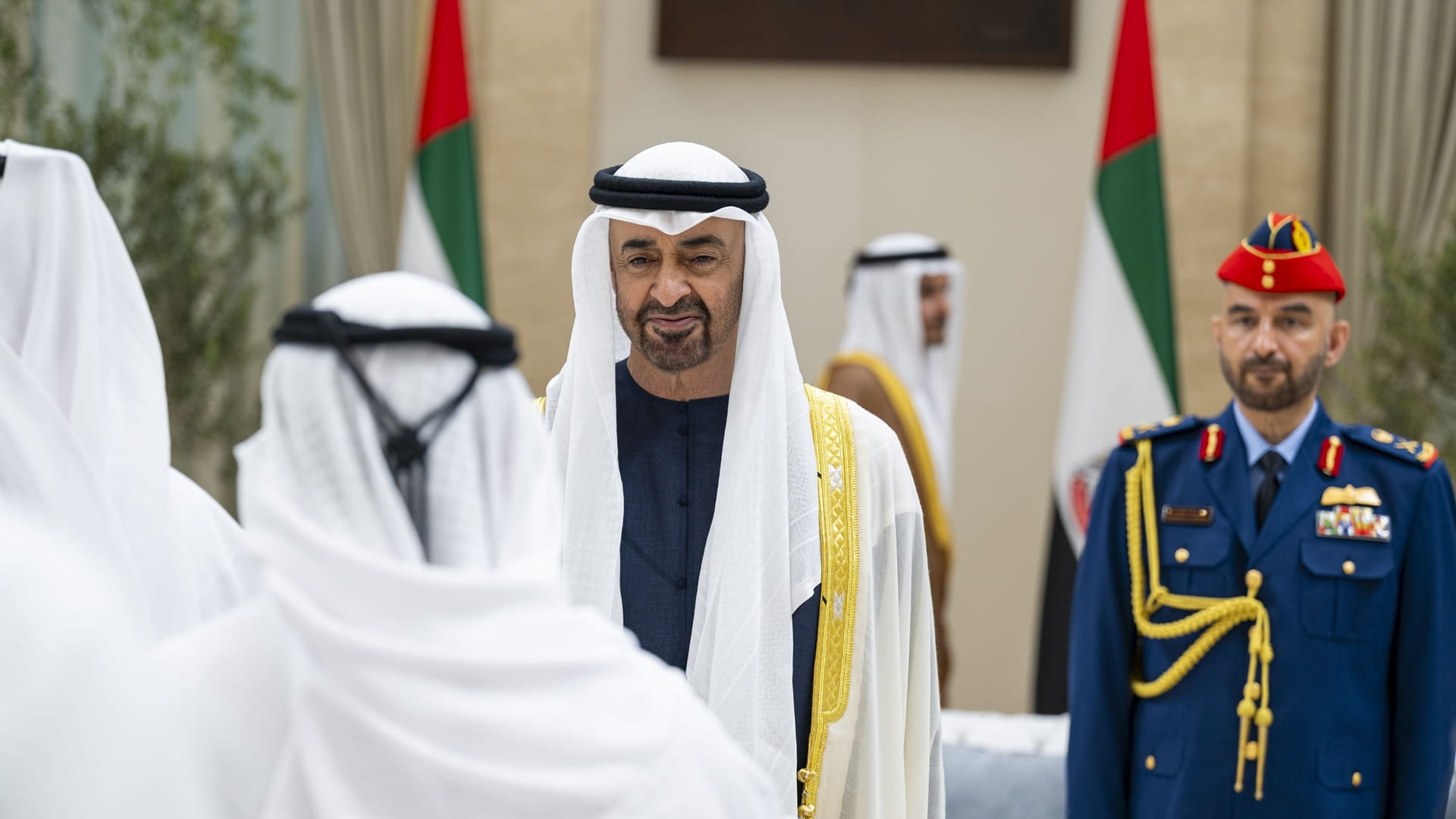 UAE Pres. receives Rulers of Emirates, Sheikhs on occasion of Eid