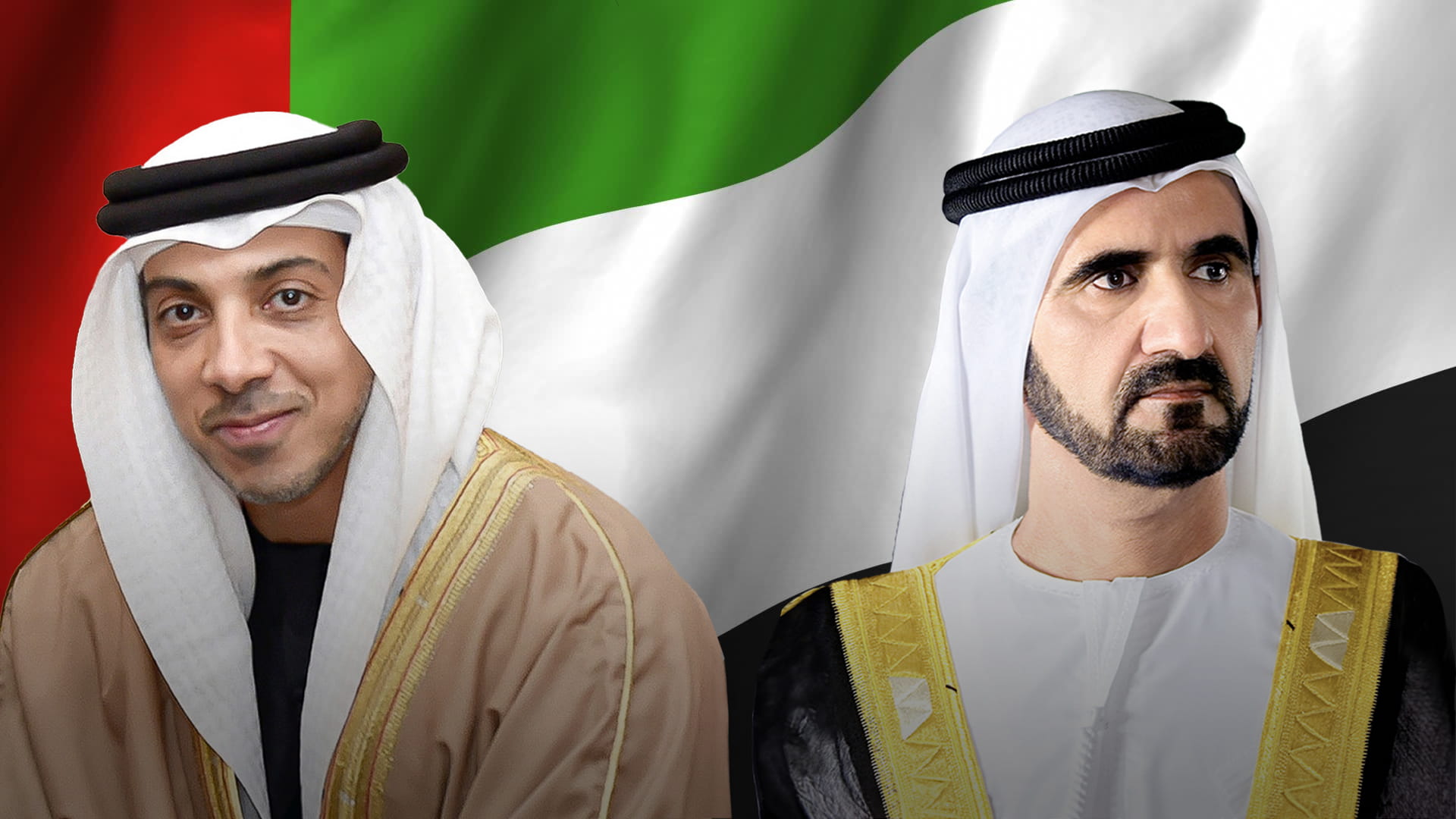 الشيخ محمد بن راشد والشيخ منصور بن زايد